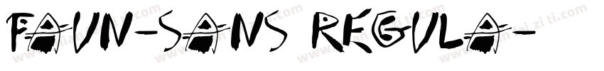 Faun-Sans Regula字体转换